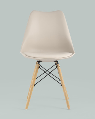 Стул Eames Soft бежевый. Фото