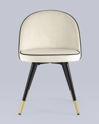 Стул Gabi LUX велюр бежевый. Фото №5