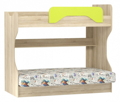 Кровать двухъярусная Акварель НМ 037.43 М2. Фото