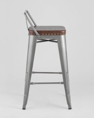 Стул полубарный TOLIX SOFT серебристый фото Стул полубарный TOLIX SOFT серебристый. Фото №5