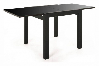 Стол Джокер-Бизнес 700*900(1800)*750 (Венге/стекло черный янтарь) фото Стол Джокер-Бизнес 700*900(1800)*750 (Венге/стекло черный янтарь). Фото №2