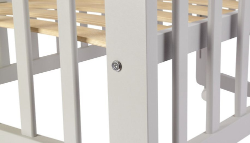 Кроватка Polini Kids Simple 304, серый. Фото №6