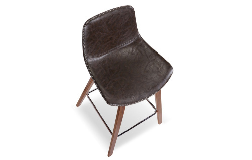 Полубарный стул JY1733-61 коричневый. Фото №6