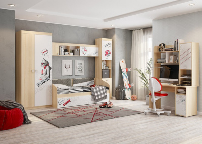 Энерджи Полка дуб сонома/белый. Фото №2